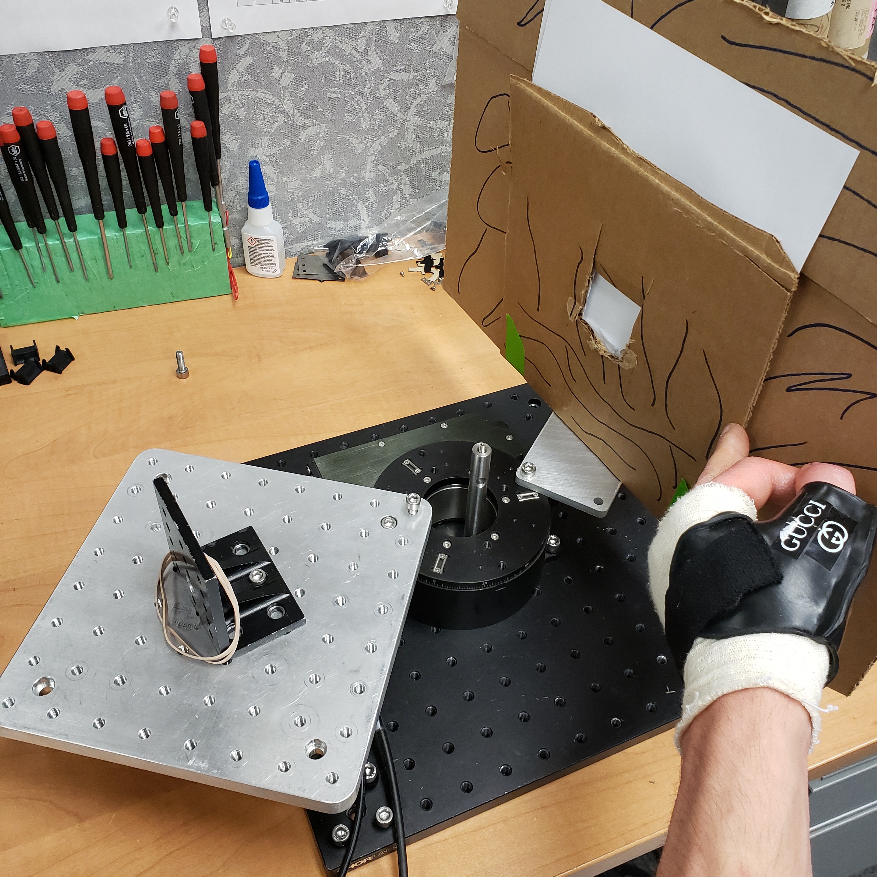 The improved photogrammetry setup