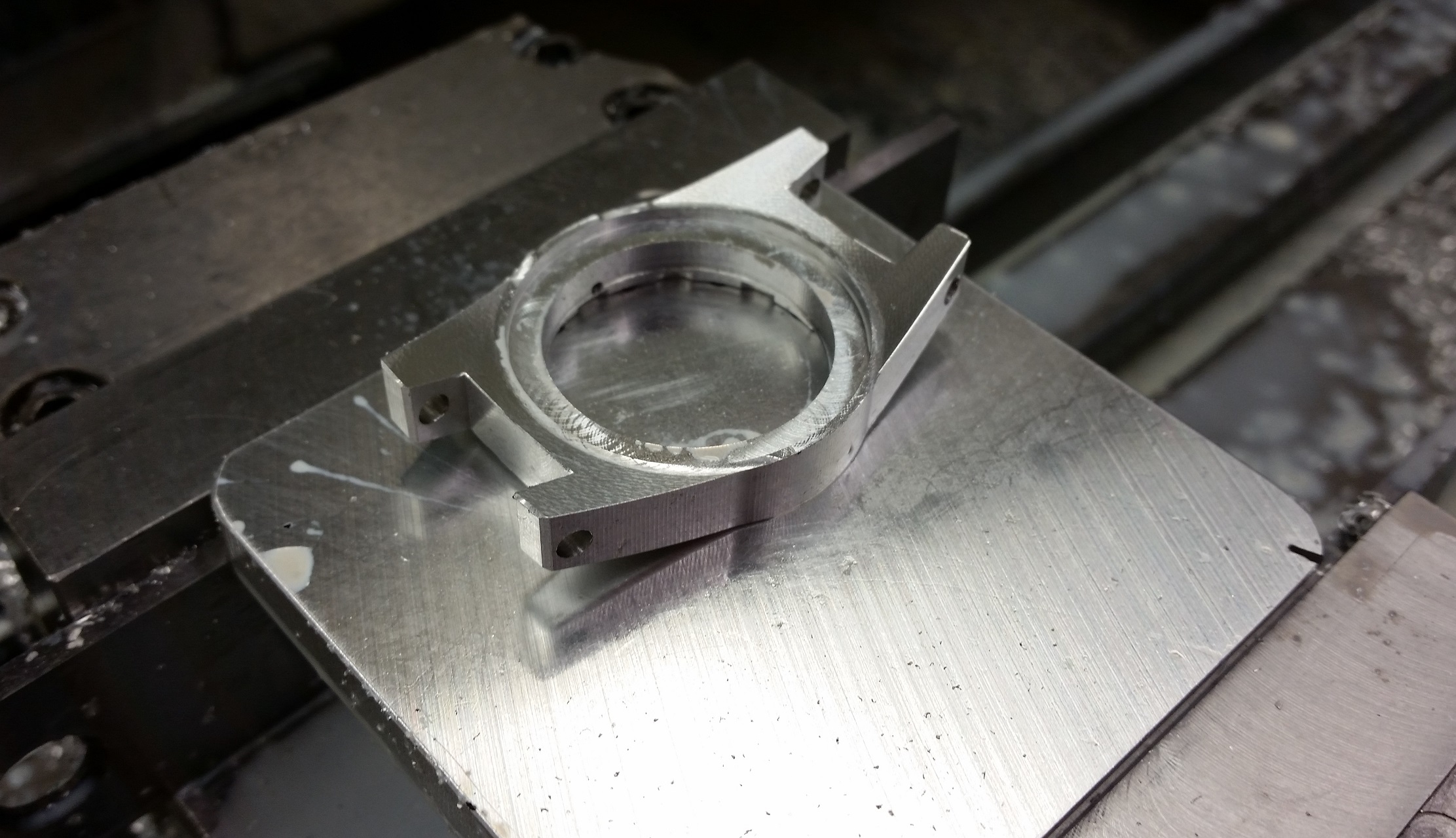 Watch case final operation