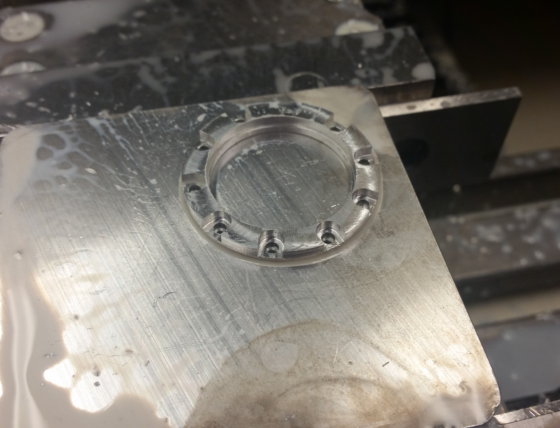 Watch crown final operation